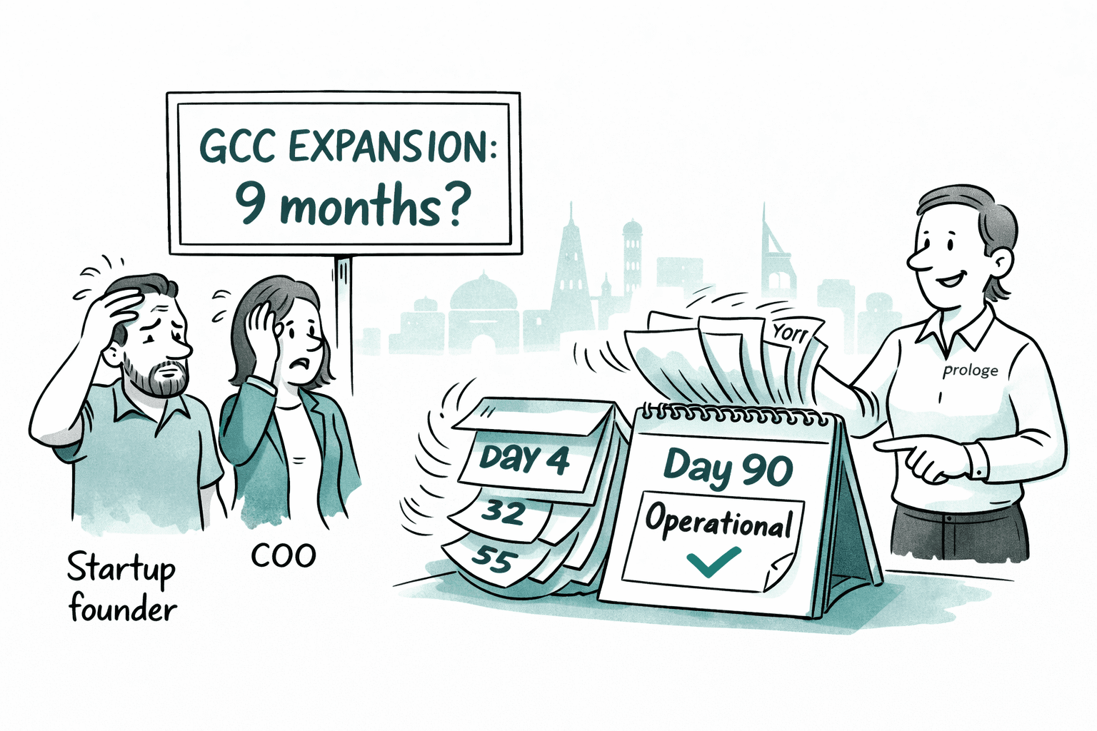 GCC Expansion timeline illustration